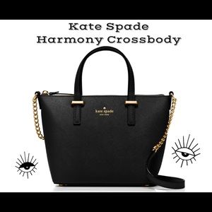 NWT Kate Spade Black Harmony Crossbody